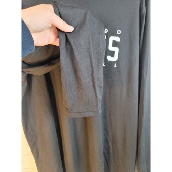 COLORADO ROCKIES MLB THE NIKE DRI FIT LONG SLEEVE IN BLACK, SZ XL - Picture 4 of 13